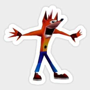 Crash Woah Sticker